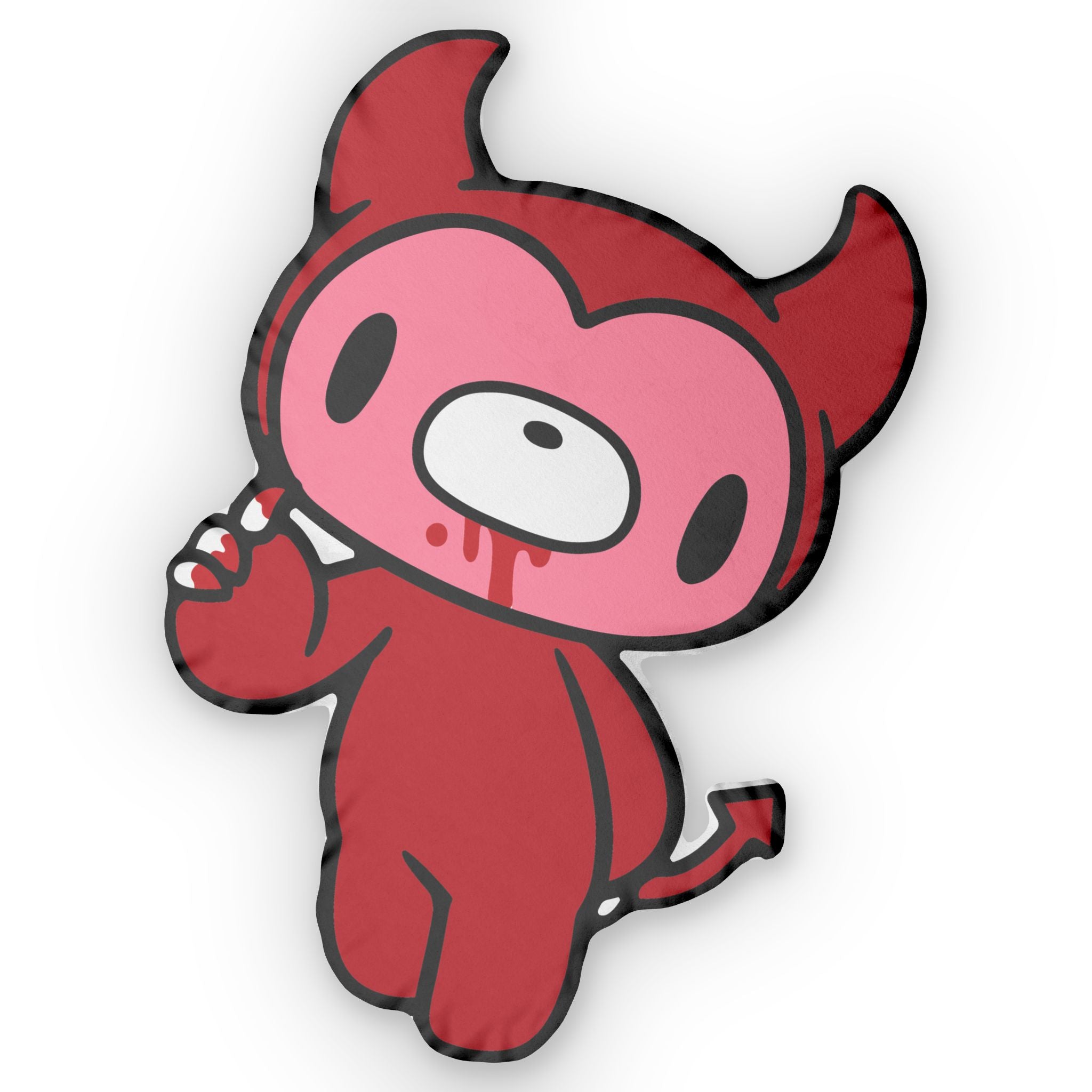 Gloomy Bear Devil Halloween - 2024 Custom Shaped Pillow